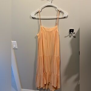 Peach Spaghetti Strap Dress